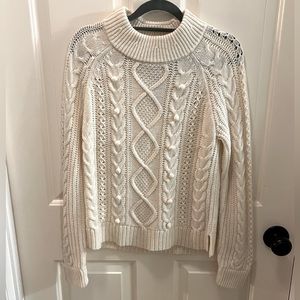 J Crew White Sweater! NWT